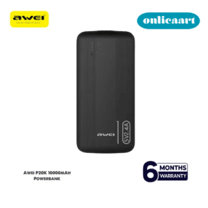 Awei P20K 10000mAh Powerbank 2.4A Slim PowerBank Dual Output